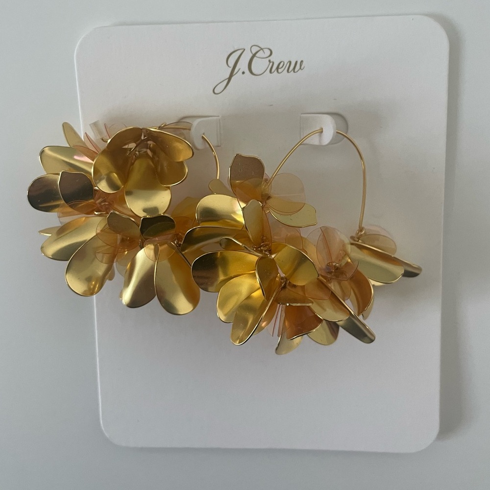 Jcrew Floral Earrings